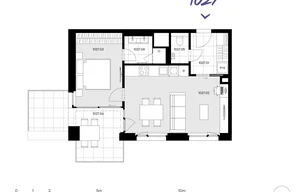 Apartment for sale, 2+kk - 1 bedroom, 47m<sup>2</sup>