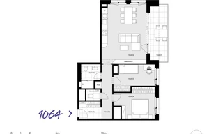Apartment for sale, 3+kk - 2 bedrooms, 72m<sup>2</sup>