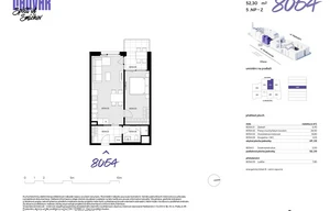 Apartment for sale, 2+kk - 1 bedroom, 49m<sup>2</sup>
