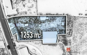 Building plot for sale, 1253m<sup>2</sup>
