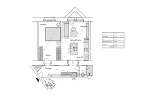 Apartment for rent, 2+kk - 1 bedroom, 56m<sup>2</sup>