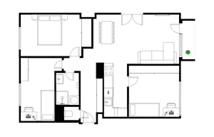 Apartment for sale, 4+kk - 3 bedrooms, 74m<sup>2</sup>
