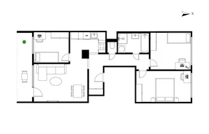 Apartment for sale, 4+kk - 3 bedrooms, 76m<sup>2</sup>