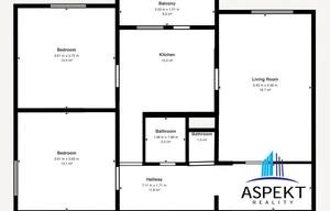 Apartment for sale, 3+1 - 2 bedrooms, 74m<sup>2</sup>