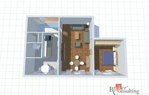 Apartment for sale, 2+1 - 1 bedroom, 54m<sup>2</sup>
