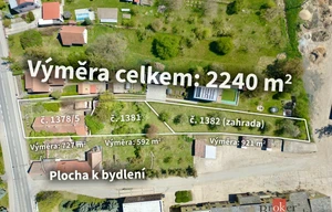 Building plot for sale, 2219m<sup>2</sup>