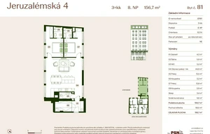 Apartment for sale, 3+kk - 2 bedrooms, 95m<sup>2</sup>