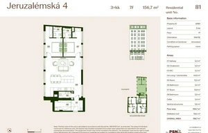 Apartment for sale, 3+kk - 2 bedrooms, 95m<sup>2</sup>