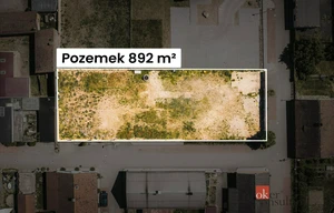 Commercial plot for sale, 892m<sup>2</sup>