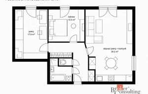 Apartment for sale, 3+kk - 2 bedrooms, 75m<sup>2</sup>