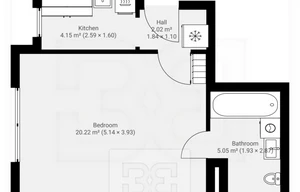 Apartment for rent, 1+1 - Studio, 32m<sup>2</sup>