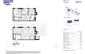 Apartment for sale, 4+kk - 3 bedrooms, 156m<sup>2</sup>