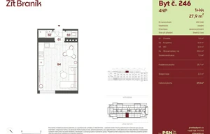 Apartment for sale, 1+KK - Studio, 24m<sup>2</sup>