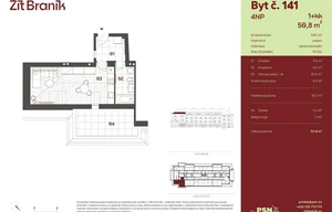 Apartment for sale, 1+KK - Studio, 37m<sup>2</sup>