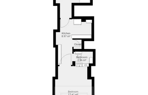 Apartment for rent, 2+1 - 1 bedroom, 47m<sup>2</sup>