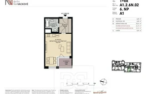 Apartment for rent, 1+KK - Studio, 37m<sup>2</sup>
