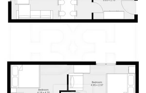 Apartment for rent, 3+kk - 2 bedrooms, 74m<sup>2</sup>