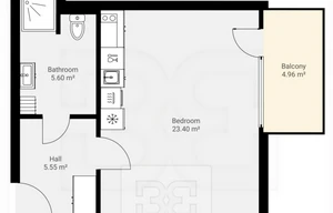 Apartment for rent, 1+KK - Studio, 37m<sup>2</sup>