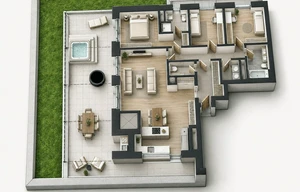Apartment for sale, 4+kk - 3 bedrooms, 132m<sup>2</sup>