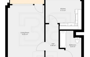 Apartment for rent, 1+1 - Studio, 43m<sup>2</sup>