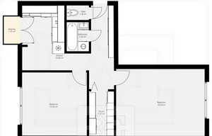 Apartment for rent, 2+1 - 1 bedroom, 57m<sup>2</sup>