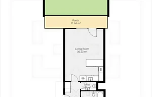 Apartment for sale, 2+kk - 1 bedroom, 61m<sup>2</sup>