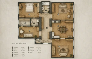 Apartment for rent, Atypical layout, 185m<sup>2</sup>