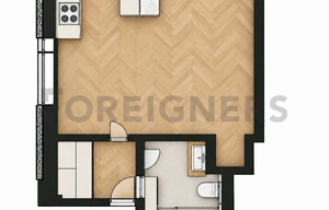 Apartment for rent, 1+KK - Studio, 31m<sup>2</sup>