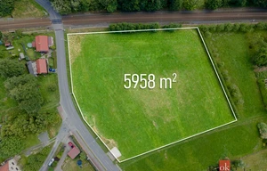 Building plot for sale, 5958m<sup>2</sup>