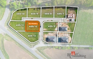 Building plot for sale, 859m<sup>2</sup>