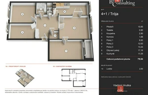 Apartment for sale, 4+1 - 3 bedrooms, 79m<sup>2</sup>