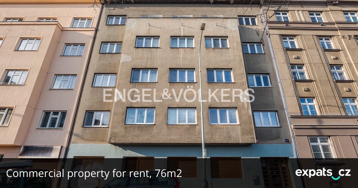 Office for rent, 76m2, in Prague, on Na Zatlance street