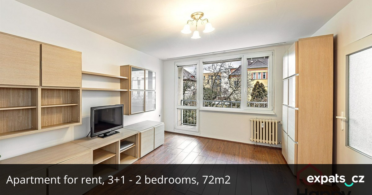 Apartment for rent, 3+1 - 2 bedrooms, 72m2, in Prague, on Ohradní street