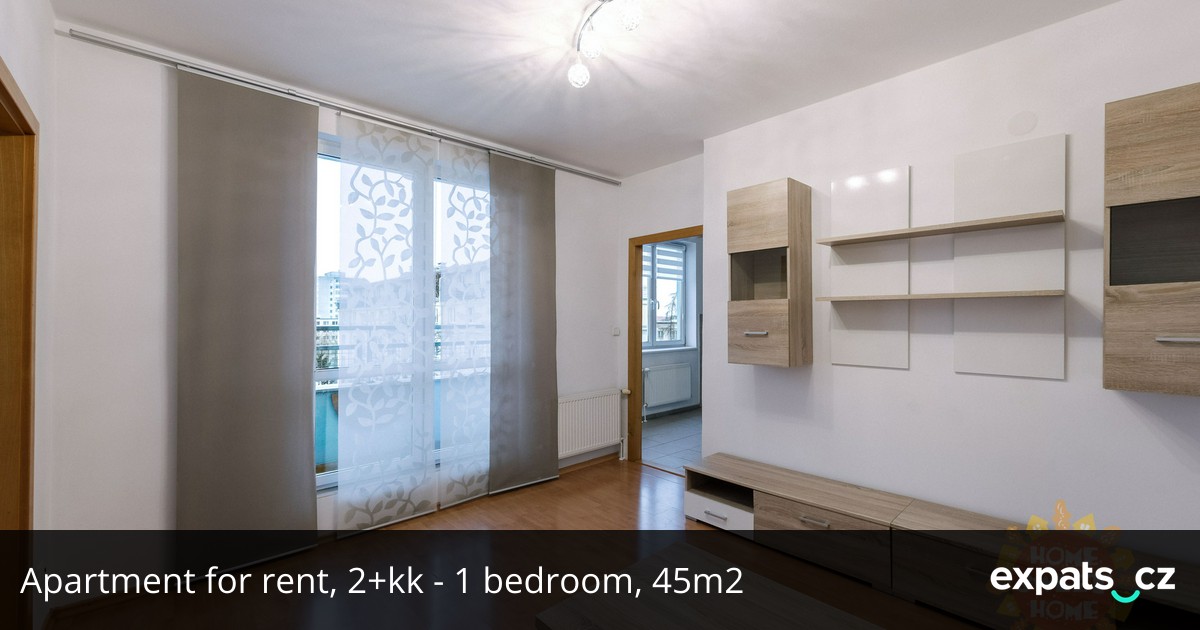Apartment for rent, 2+kk - 1 bedroom, 45m2, in Prague, on Sečská street