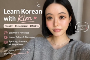 Learn Korean with Korean literature writer