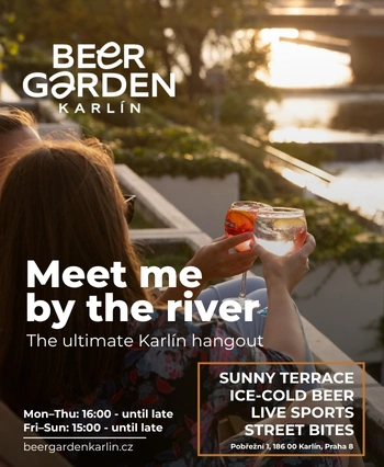 Hilton Karlín Beer Garden side