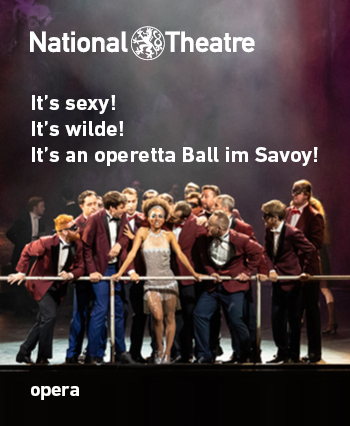Narodni divadlo - Side banner Ball I'm Savoy