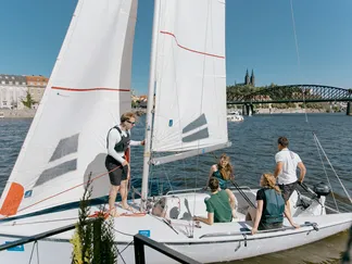 Yacht ride in Prague