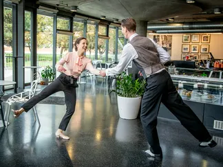 Áňa and Janek founded Swing Busters in 2011. The swing dance company has now around 20 teachers and you can choose from different swing dance styles.
