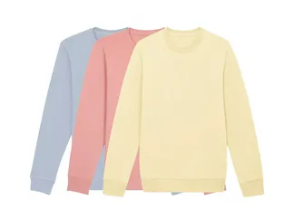 Premium sweatshirts from organic cotton, available in over 35 colors
