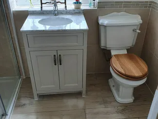 Basin and toilet installation 