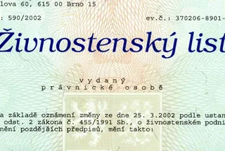 Czech trade licences / Zivnostensky Lists