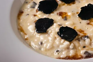 Risotto with black truffles