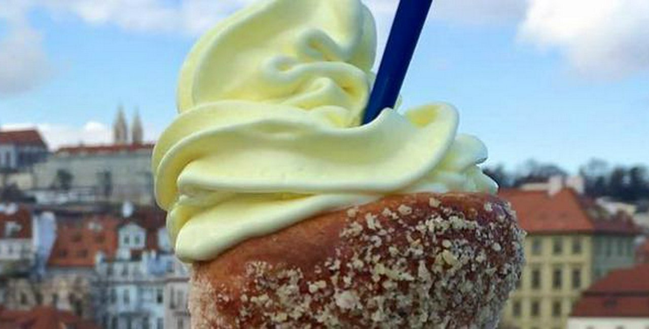 Czech Donut Ice Cream Cone Wins Over Weekend Prague, Czech