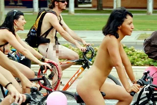 Strip Down for Prague’s Naked Bike Ride