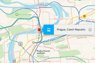 Apple Maps Now Covers Prague Public Transport