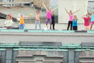 Experience a Rooftop Fitness Break in Prague