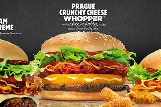 UK Burger King Offers Fried Cheese Prague Whopper