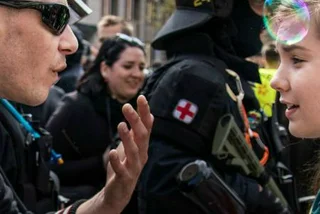 Czech Girl Scout Who Stood Up to Neo-Nazi Is Internet Hero