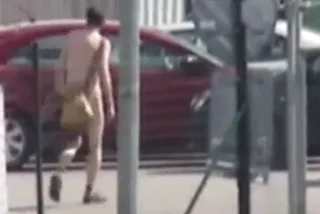 VIDEO: Prague Man Heads to Supermarket Wearing Only His Shoes